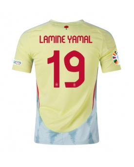 Spagna Lamine Yamal #19 Maglia Gara Trasferta Repliche Europei 2024 Spagna Lamine Yamal #19 Maglia Gara Trasferta Repliche Europei 2024